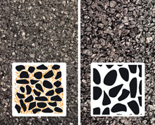 Figure 7. CFB structure (left) and regular CB structure (right)