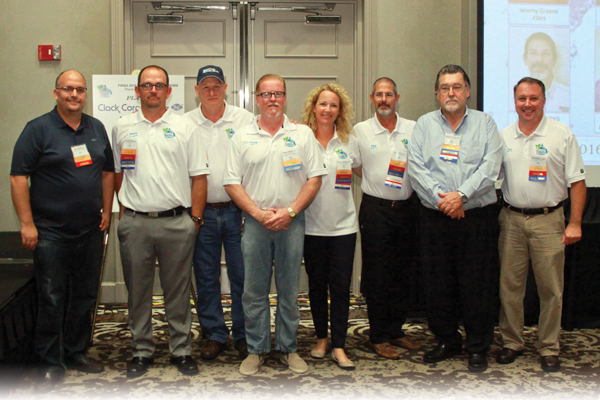 Pictured from left to right: Rico Garcia, Jeremy Greene, Bill Certain, Ken Gibson, Amanda Moore, Phil Fralix, Mike Lester and Todd Mosteller.