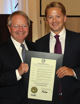 John and Derek with the governor’s proclomation