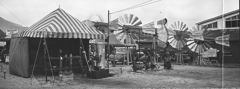 Baker Manufacturing Company exhibit at the 1939 Milwaukee State Fair
